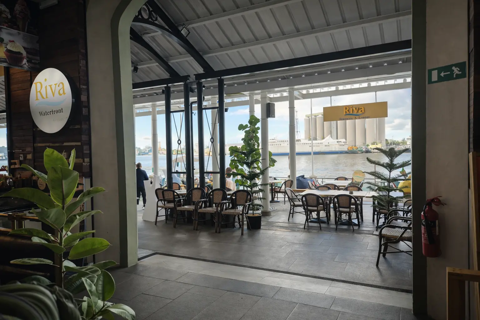 Riva Waterfront interior with sea view